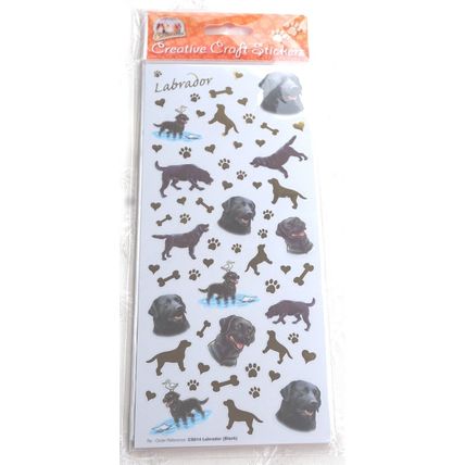Dog breed craft stickers many breeds available 29 designs peel and stick