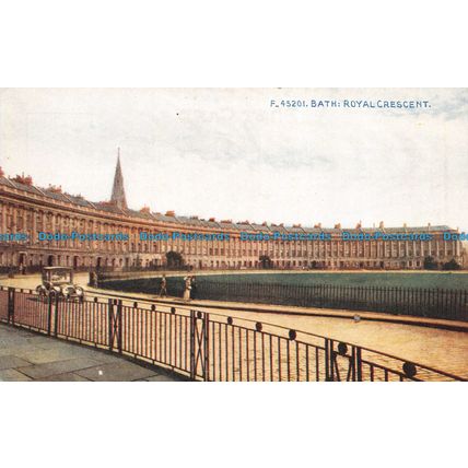 R138818 F. 45201. Bath. Royal Crescent. Photochrom