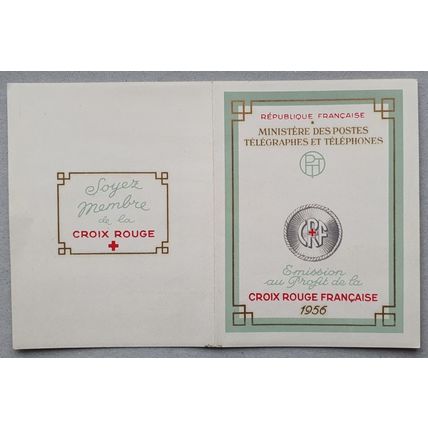 FRANCE: 1956 Red Cross Booklet : XSB6 MNH