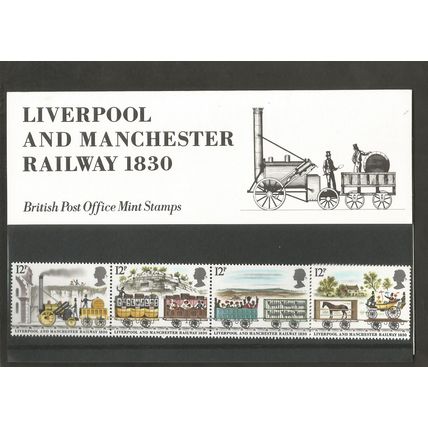 Liverpool & Manchester Railway Mint Stamps Presentation Pack Number 116 1980