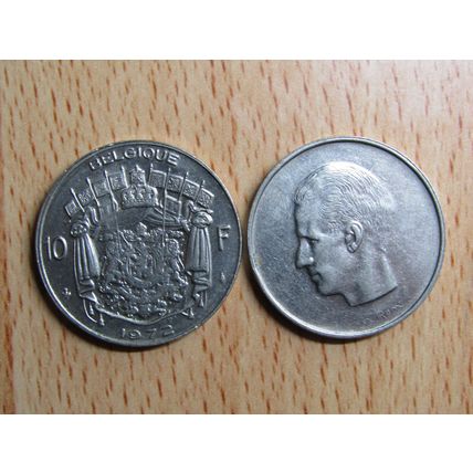 Belgium 1972 10 Franc Belgique (French Text) Coin