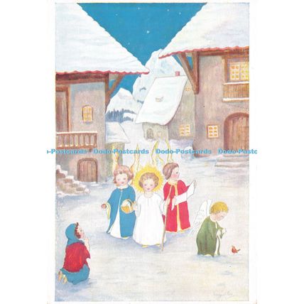 D030693 Soho Card 167. Margaret Ross. Christmastide. Soho Gallery. 1992