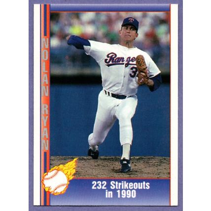 Nolan Ryan 1991 Pacific #73 Texas Rangers