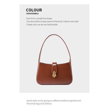 Genuine Leather Women Tote Top Handle Purse Shoulder Satchel Bags Brown