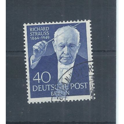 Berlin stamps. 1954 Richard Strauss used SG B121 (AH698)