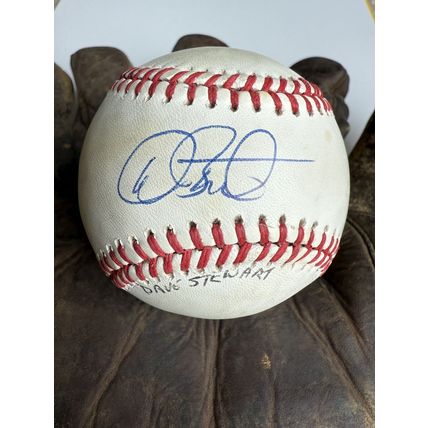 Dave Stewart Signed Autographed Official American League (OAL) Baseball