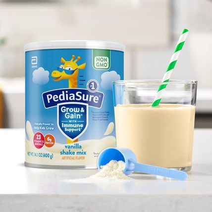 Pediasure Grow & Gain with Immune Support Shake Mix Powder, Kids Protein Shake,
