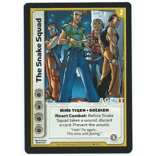Spycraft CCG Operation Nightfall - 3/349 - The Snake Squad