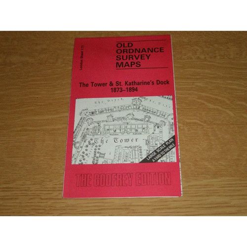 Reprint Old Ordnance Survey Map The Tower & St Katharine's Dock 1873 - 1894