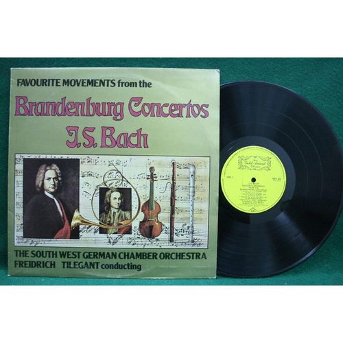South West German C. O./Tilegant - Bach: Brandenburg Concertos - MER 206 - EX+