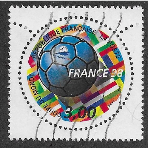FRA 1998 3F 'FOOTBALL WORLD CUP' FINE USED (EBID55-712)