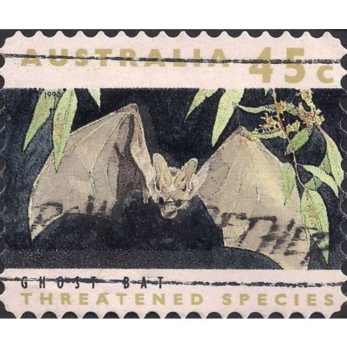 AUSTRALIA, MAMMALS, Ghost Bat, Macroderma gigas, light brown 1992, 45c