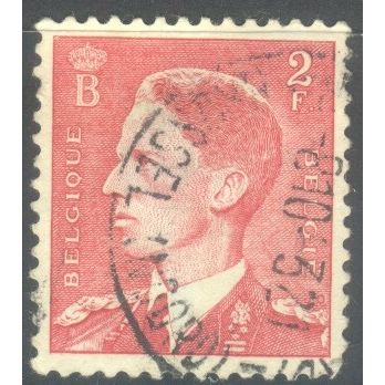 Belgium 1936 - SG762 - 2f violet - King Leopold 111 - used 2
