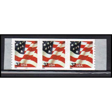 3632 37c U.S. Flag Fine MNH CNP+1 Left 5555 PA3879