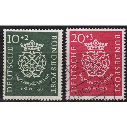 GERMANY BUND [1950] MiNr 0121-22 ( O/used ) [01]