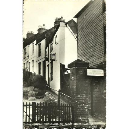 Sussex HASTINGS Piece Of Cheese Pub Postcard (Norman D16881)