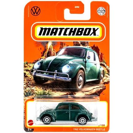 Matchbox - 1962 Volkswagen Beetle: MBX 1-100 Series #93/100 (2022) *Green*