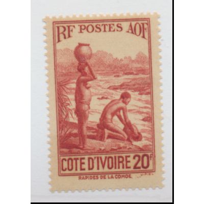 Ivory Coast Stamp Scott #151, Mint Never Hinged