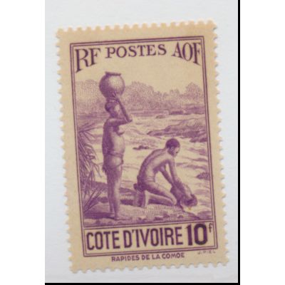 Ivory Coast Stamp Scott #150, Mint Never Hinged