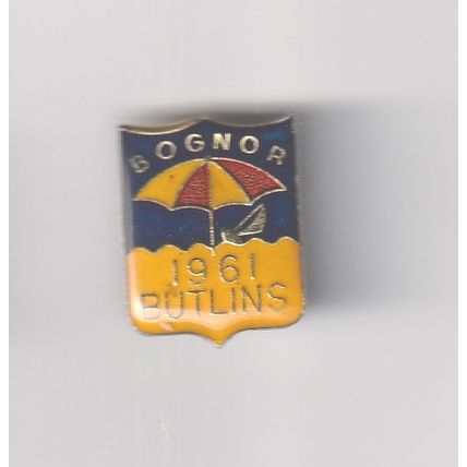 Butlins Pin Badge Butlins - Bognor 1961 - No Back Stamp - REPRO - Free Postage