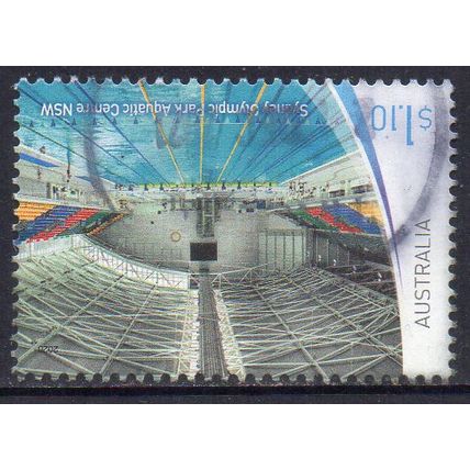 Australia 2020 Sports Stadiums - Olympic Park Aquatic Centre, NSW $1.10 Sht Used