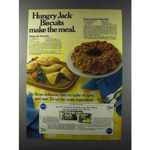 1981 Pillsbury Hungry Jack Biscuits Ad - Sloppy Joe