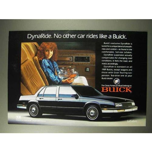 1989 Buick LeSabre Car Ad - DynaRide No Other Like