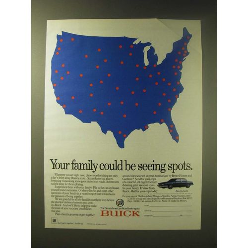 1989 Buick LeSabre Car Ad - Your family could be seeing spots