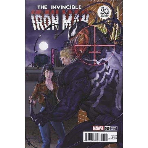 Invincible Iron Man (2017) #599 VENOM Variant Marvel Comics