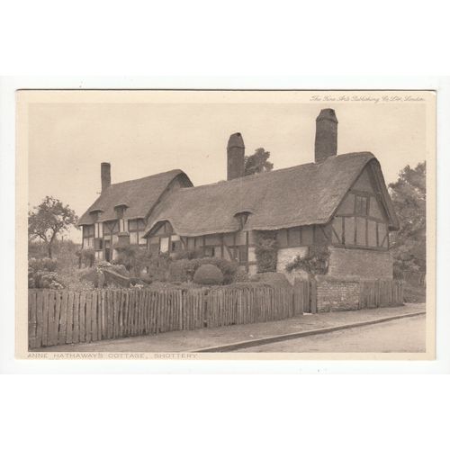 Anne Hathaway's Cottage Shottery Postcard Warwickshire