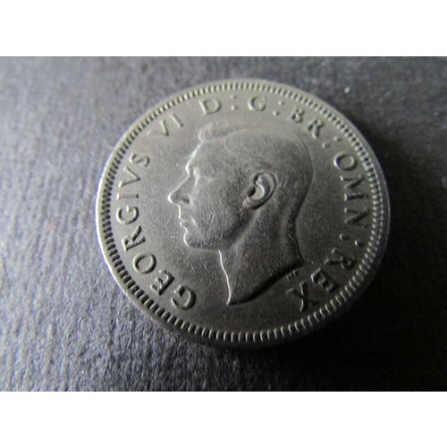 1949 GEORGE VI ENGLISH SHIELD ONE SHILLING FREE POST. C