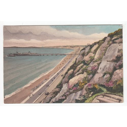 Bournemouth from the East Cliff Postcard Dorset Sydenham & Co