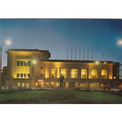 Knokke Casino Albert Plage Belgium Postcard used VGC