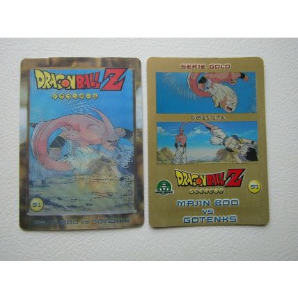 Giochi Preziosi 1989 Dragon Ball Z Serie Gold Lenticular Card Choice (e34)