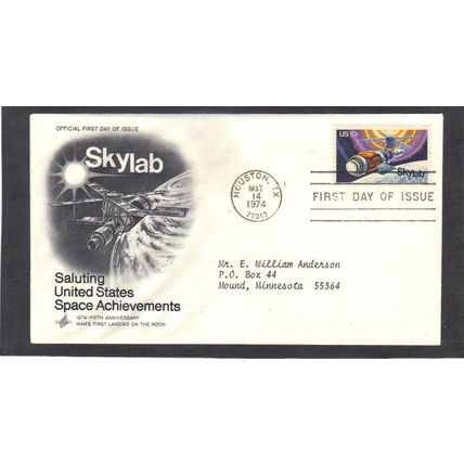 FDC Art Craft 1528 10c Skylab (Cachet-Typed/A) CV39680