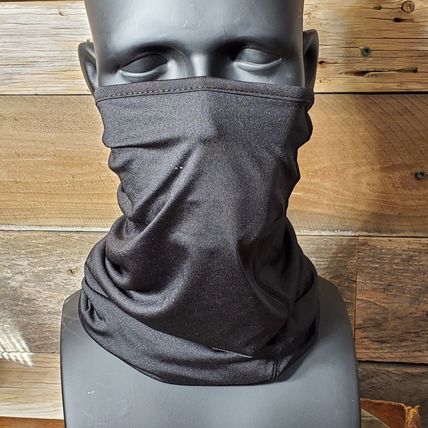 Set of 3 Unisex Black, Gray & Blue Tube Mask Neck GAITER Dust Shield Seamless