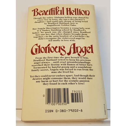 Glorious Angel by Johanna Lindsey ~ (1982, 1st printing, Used PB)