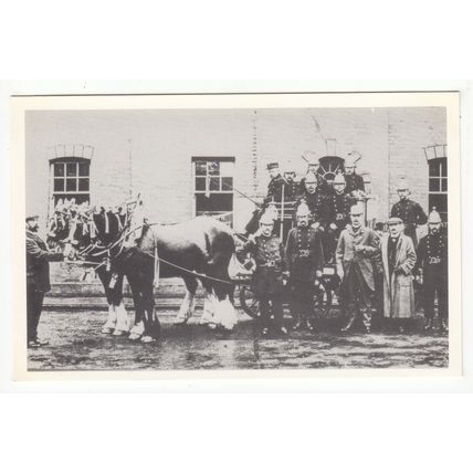 Cowpen & Blyth UDC Fire Brigade Reproduction Postcard A22