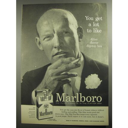 1956 Marlboro Cigarettes Advertisement