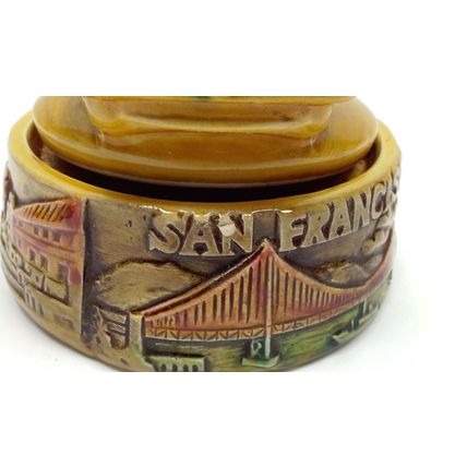 Vintage Powell Mason Hyde Cable Car 514 San Francisco Trolley Music Box Sankyo