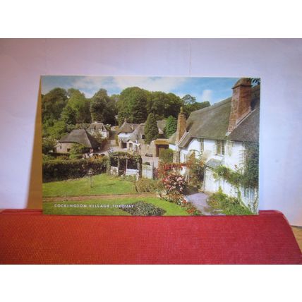 COCKINGTON VILLAGE, Torquay, Devon unused postcard by J Salmon =