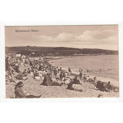 The Beach Stonehaven Postcard Aberdeenshire