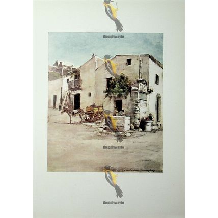 Palermo, Sicily, Italy, Menpes, Book Illustration (Print), 1903