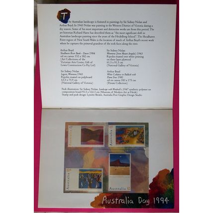 Australia 1994 Presentation Card set Australia Day
