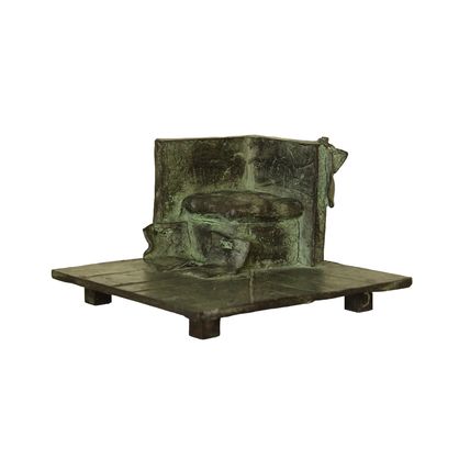 Bronzen beeld Eric Claus : Sculptuur naar monument Henk Overduin, 1990