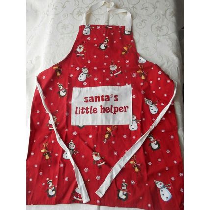 Santa's Little Helper Apron and Hat