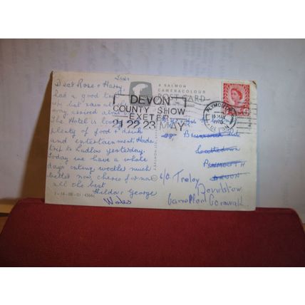 from the GOLF COURSE, LLANDRINDOD WELLS, RADNORSHIRE, used postcard 1970 pm =