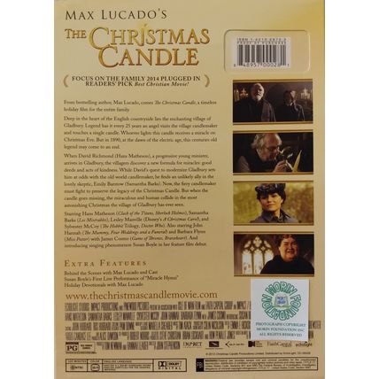 MAX LUCADO'S THE CHRISTMAS CANDLE DVD SUSAN BOYLE HANS MATHESON SAMANTHA BARKS