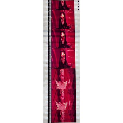 Pk GEB - W - MIX - A 001a . 1 STRIP OF 5 - 35MM FILM CELLS. ( FLASH GORDON )