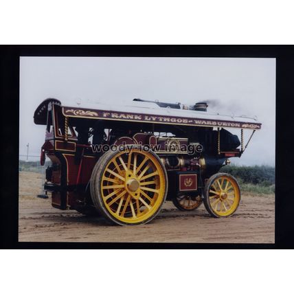 tz0057 - Showmens Traction Engine - Frank Lythgoe - Warburton - photograph 7x5